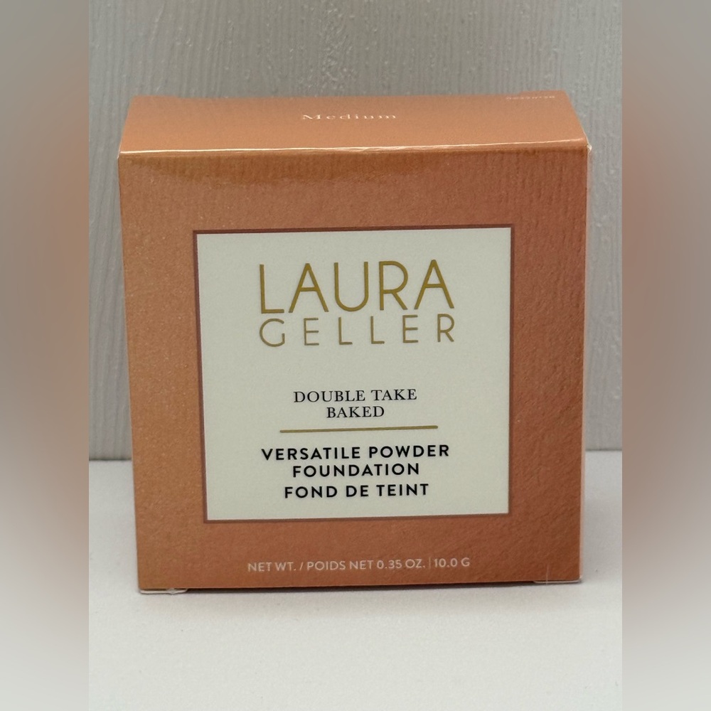 Laura Geller Double Take Baked Versatile Powder Foundation Medium (0.35 Oz)